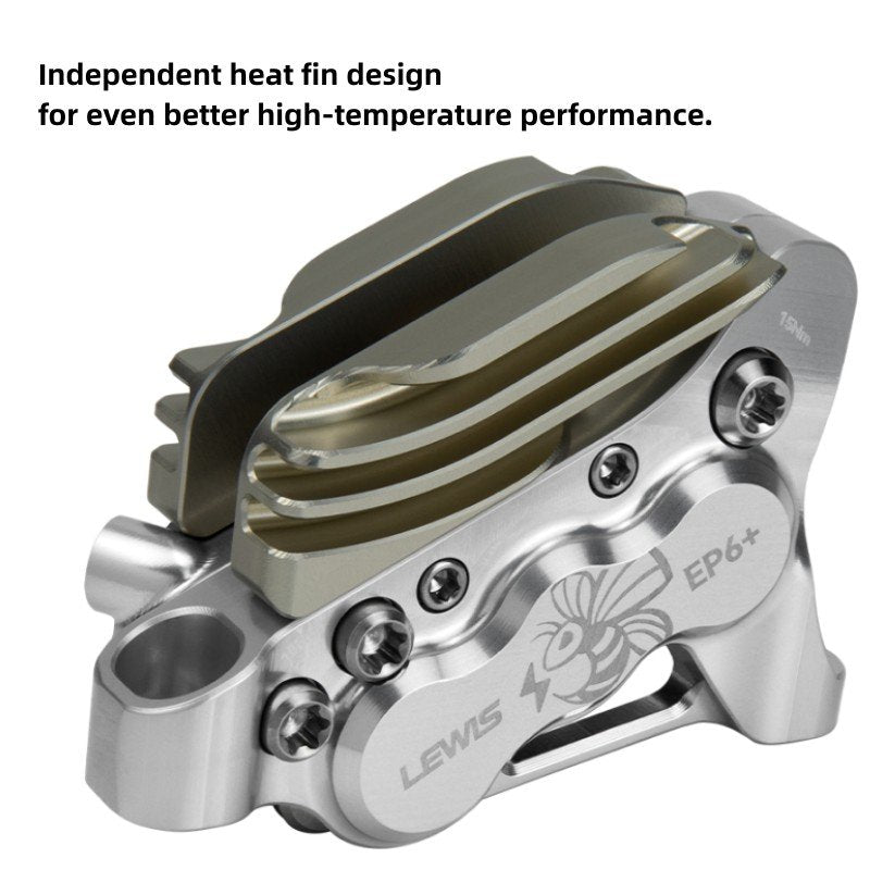 LEWIS EP6+ Axial Cylinder 6 Piston Hydraulic Disc Brake