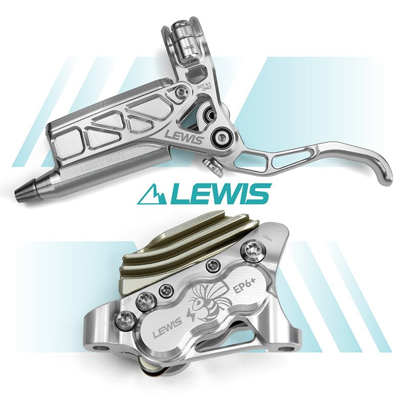 LEWIS EP6+ Axial Cylinder 6 Piston Hydraulic Disc Brake