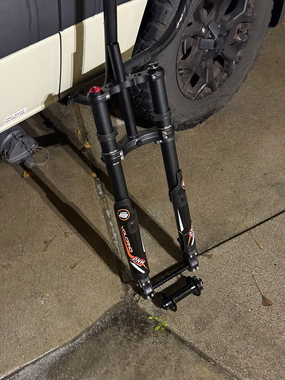 DNM Volcano Fork for 20x4 wheels – CMX - CheeseMotoWorx